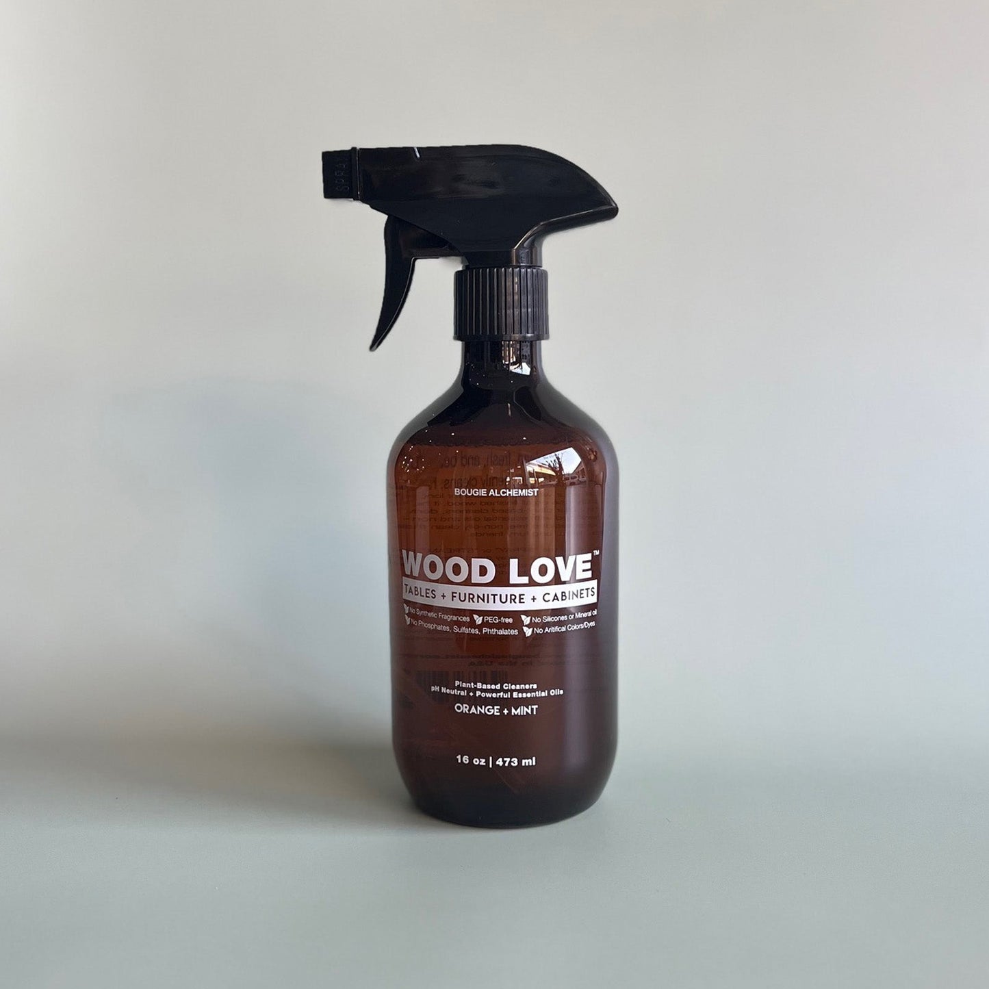 Wood Love Plant - Based Cleaner for Finished Wood Tables, Furniture, Cabinets, and more - Bougie Alchemist